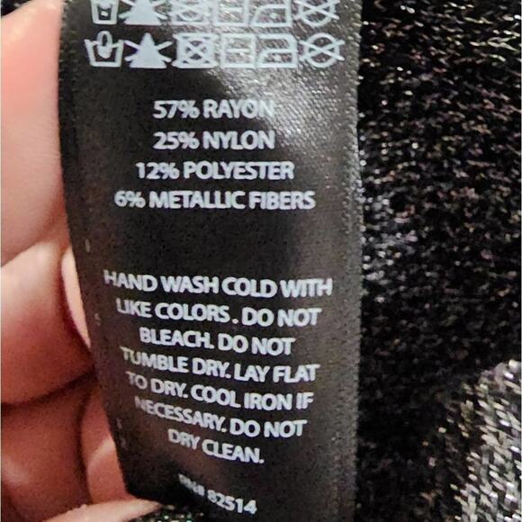 House of Harlow 1960 metallic Grey cutout Midi sweater dress size large new!!! - Picture 4 of 5